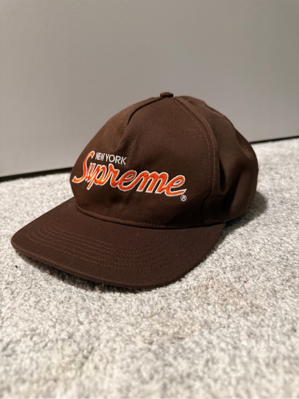 Supreme FW22 Classic Team 5-Panel Brown NWOT